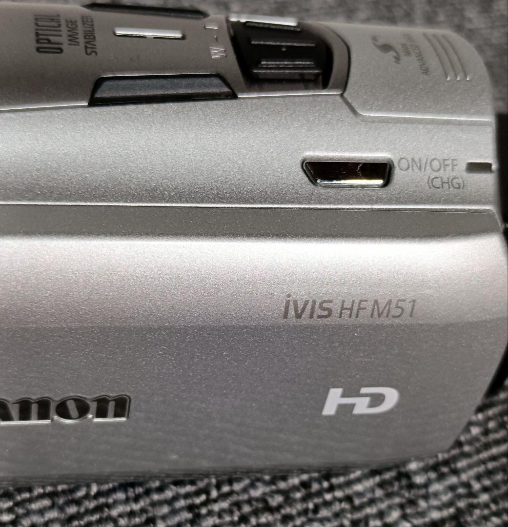 Canon IVIS HF M51 ビデオカメラ 本体 動作確認済SDカード付