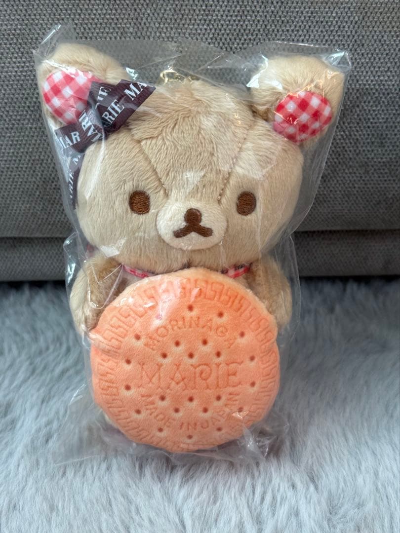 【新品】リラックマと森永ビスケット　コラボ ぶらさげぬいぐるみ3点セット