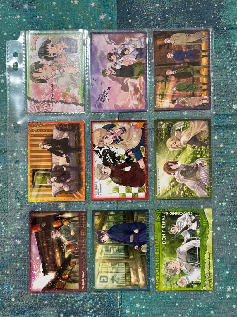 ヘタリア☆トレカ&シール72点セット☆