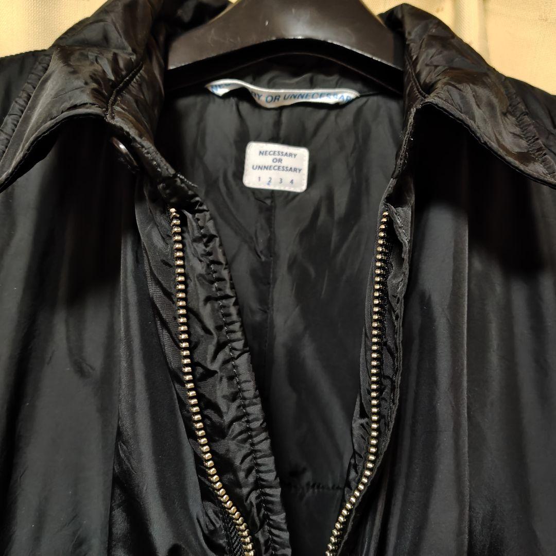 Necessary or Unnecessary ジップコート ブラック M