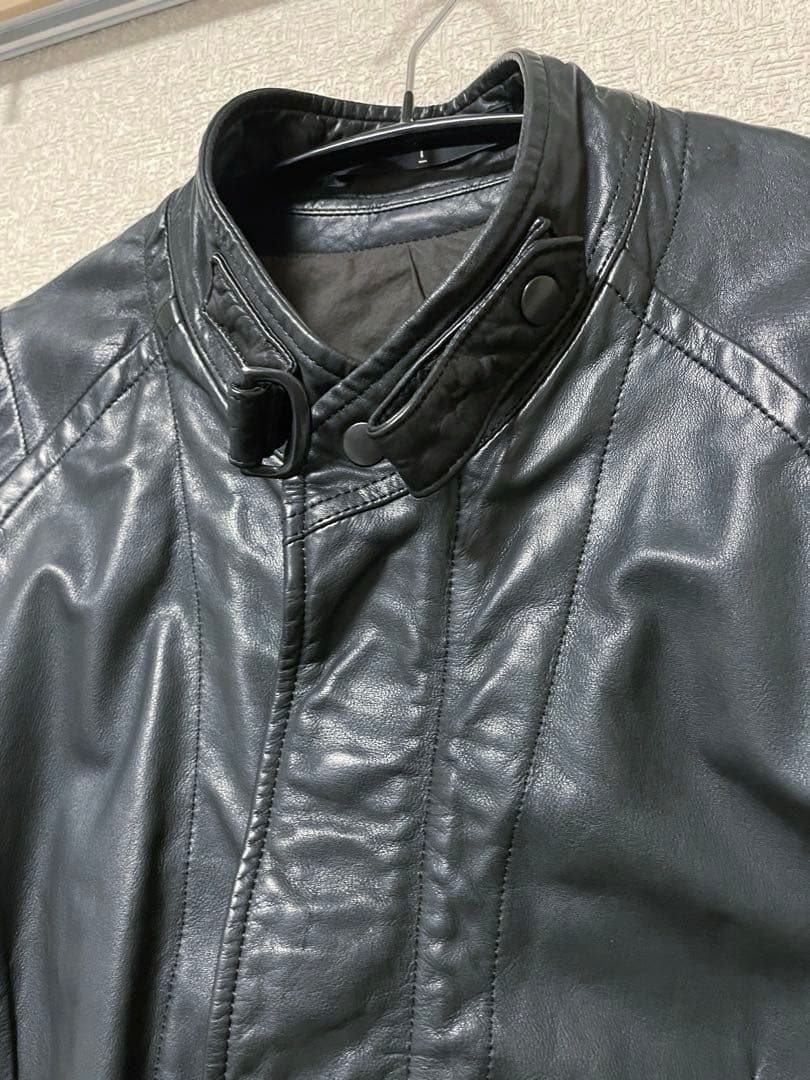 JULIUS Cow Leather jacket【Black:Size2】 希少) julius 08ss cow