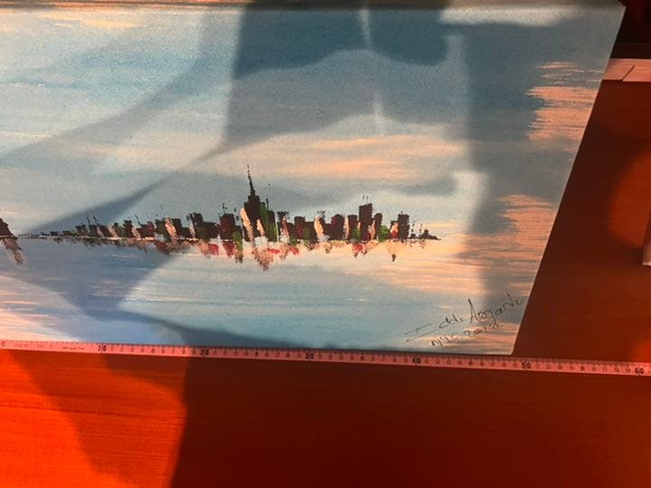 絵画①　ニューヨーク New York マンハッタン　風景画　油絵　2012