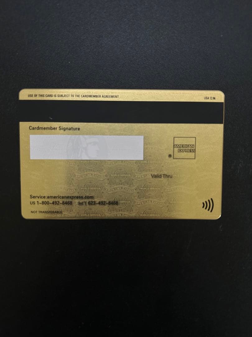 業界最安値】アメックスノベルティゴールドおもちゃユリースズカード