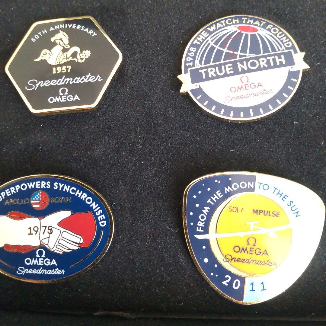 オメガ ノベルティ スピードマスター 月面着陸50周年 ピンズセット OMEGA