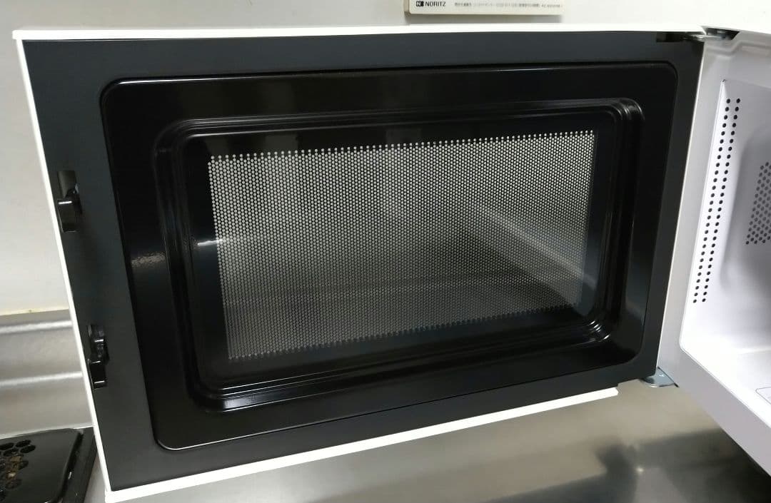 美品 日立 電子レンジ HMR-FS182 取扱説明書付き 単機能 フラット底面