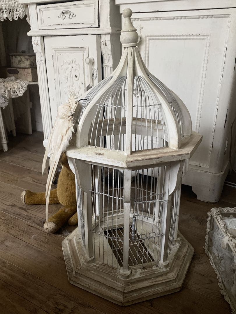 フランス アンティーク 鳥かご オブジェ フランス アンティーク バード