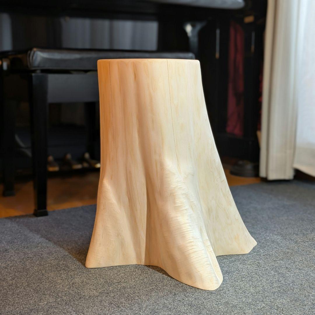 Ai　檜　切り株　丸太　椅子　スツール　 高さ約43.5㎝