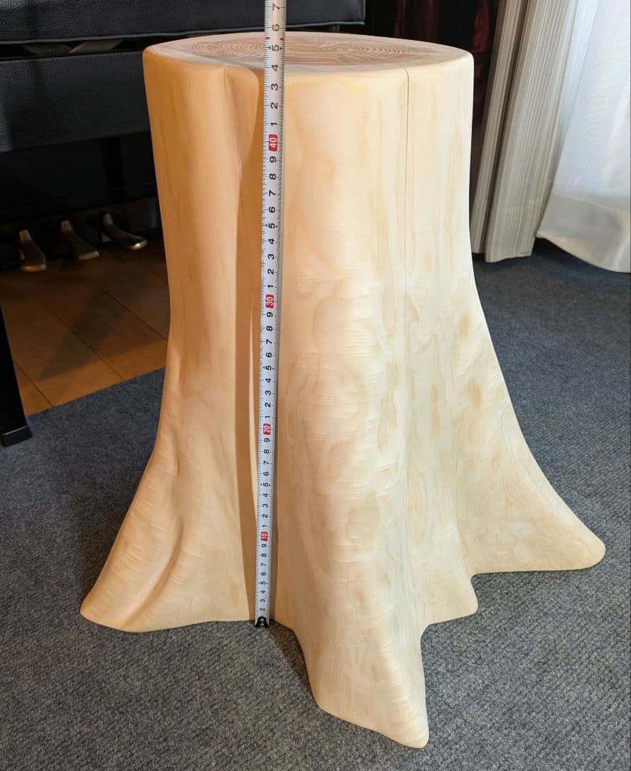 Ai　檜　切り株　丸太　椅子　スツール　 高さ約43.5㎝