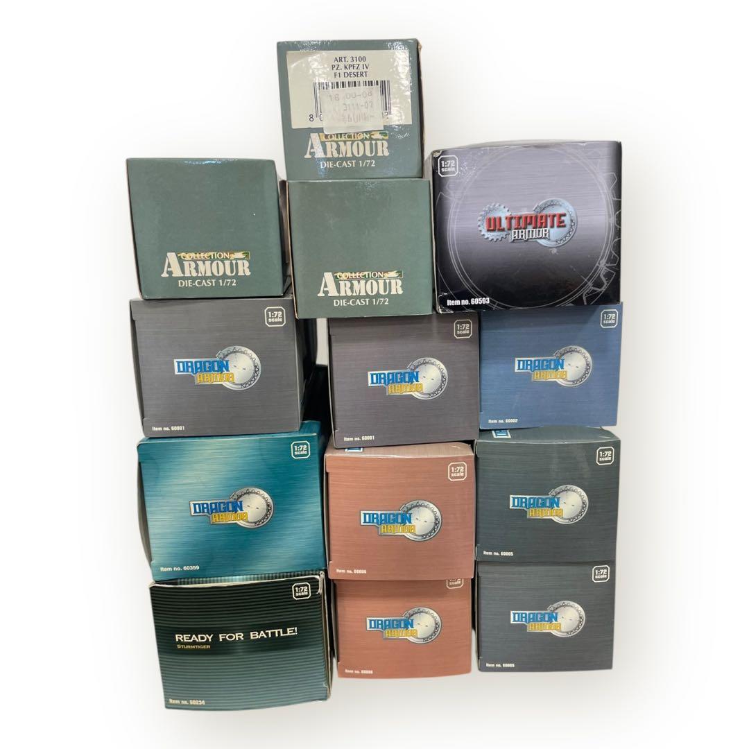 1/72ドラゴンアーマー他/ミニ戦車模型13台おまとめセット♪