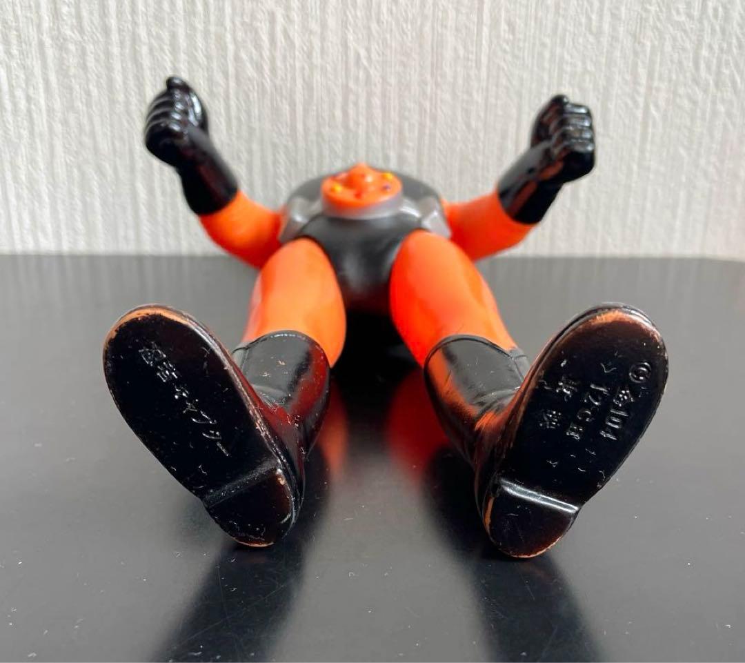 旧バンダイ 忍者キャプター 雷忍 スタンダードサイズ 面取れソフビ 面