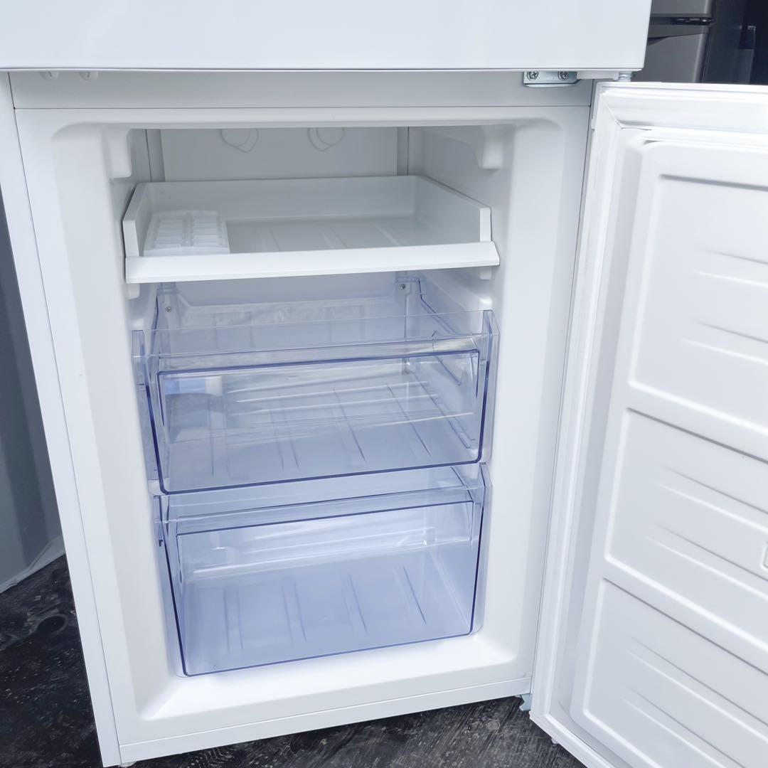 134取付無料！高性能シンプルホワイトインテリア 2024年製大容量冷蔵庫！