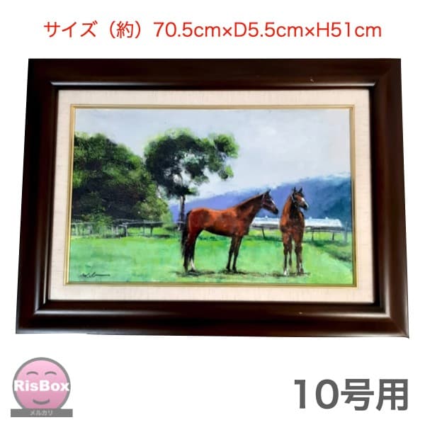 【うま年SALE】馬　油絵　10号　額縁と油絵　午年 うま年SALE】馬 油絵 10号 額縁と油絵 午年 絵画 馬 油彩画 Yahoo