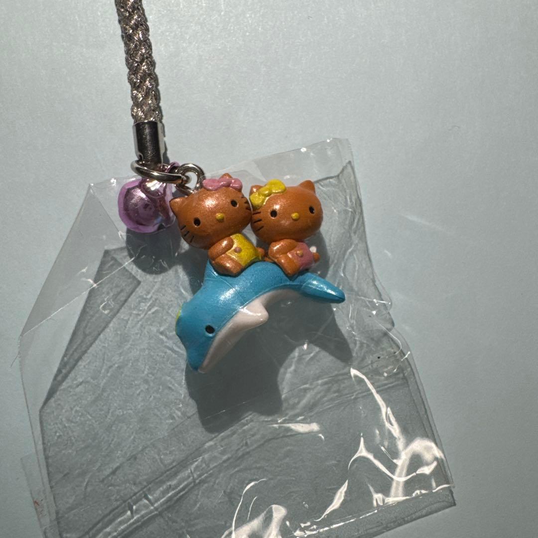 ハローキティ イルカ ストラップ　ガングロ　ギャル　ミミィ　Sanrio レア