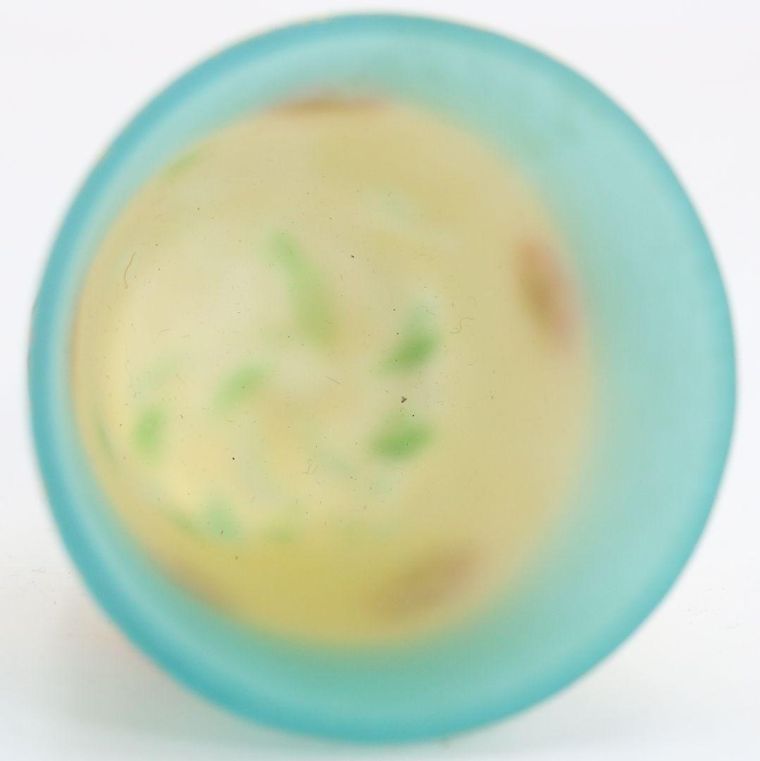 大川薫作 瑠璃ぐい呑み 盃 酒器 共箱V616