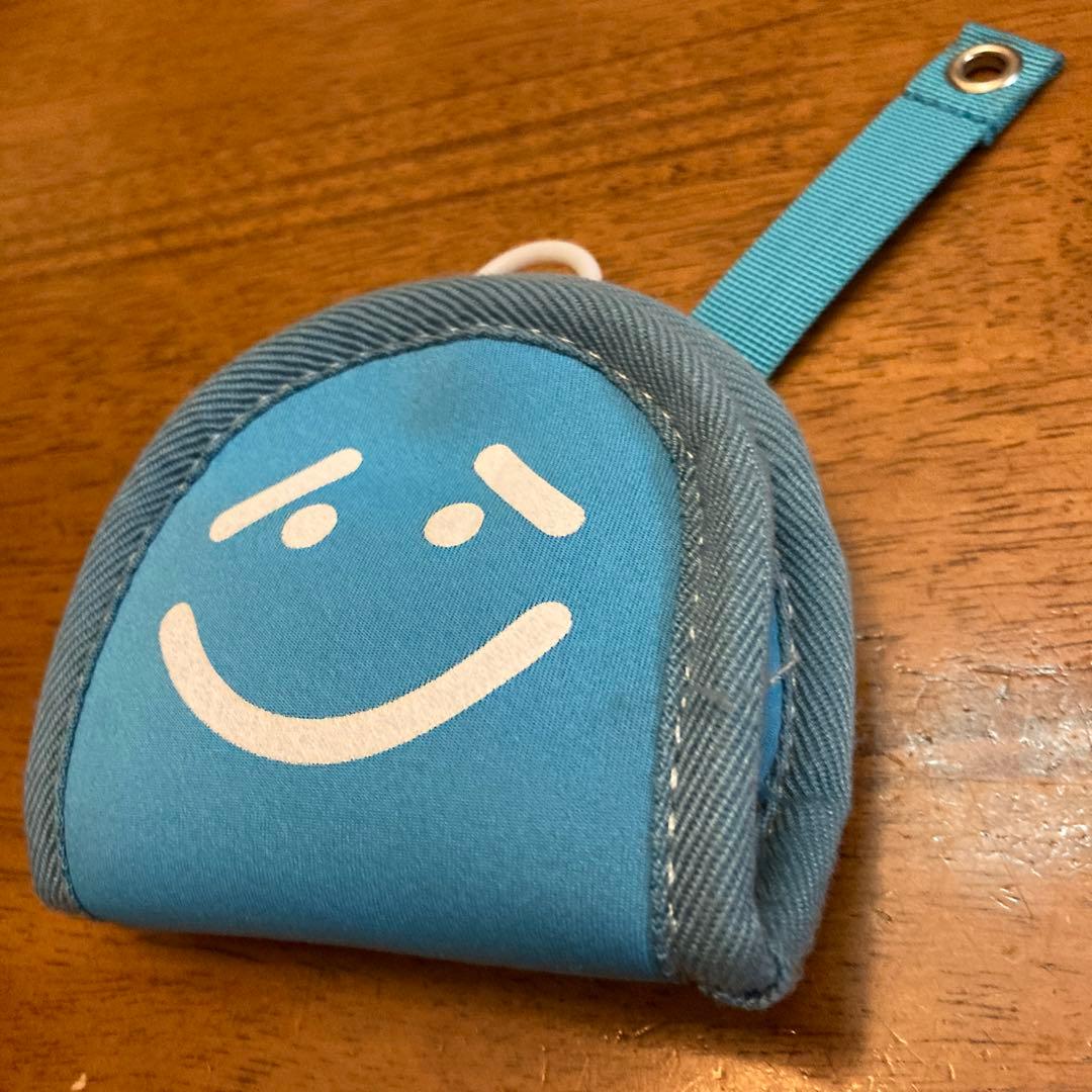 ミスターフレンドリー　ネオプレン伸縮素材　ボトルケース　スマホにも　水色　青木