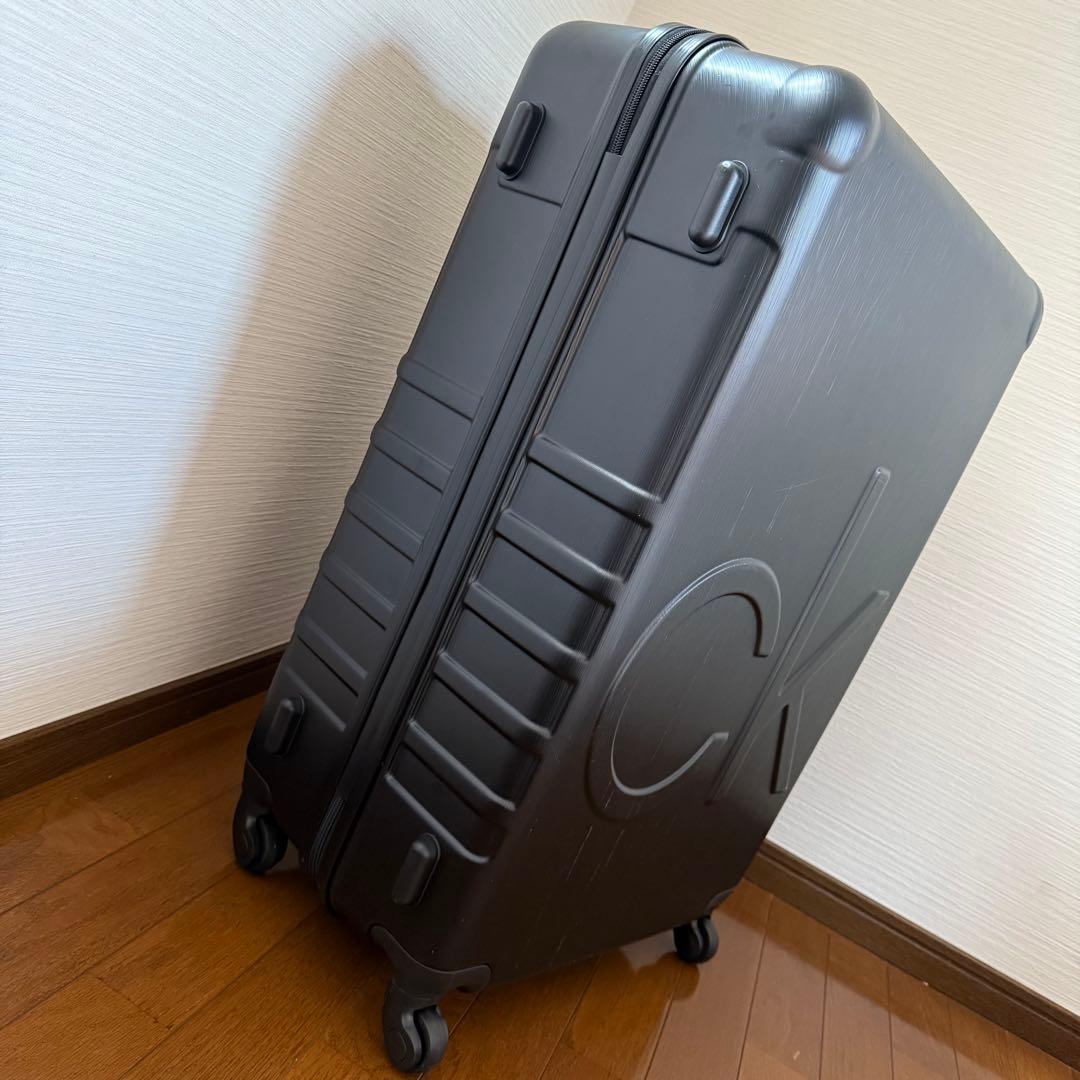 カルバンクライン スーツケース Lサイズ 軽量 大きめロゴ クール