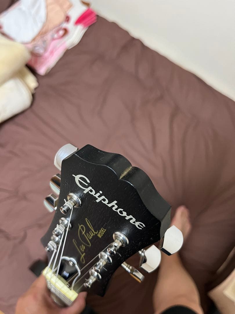 【調整済】epiphone melody maker レスポール　エレキギター