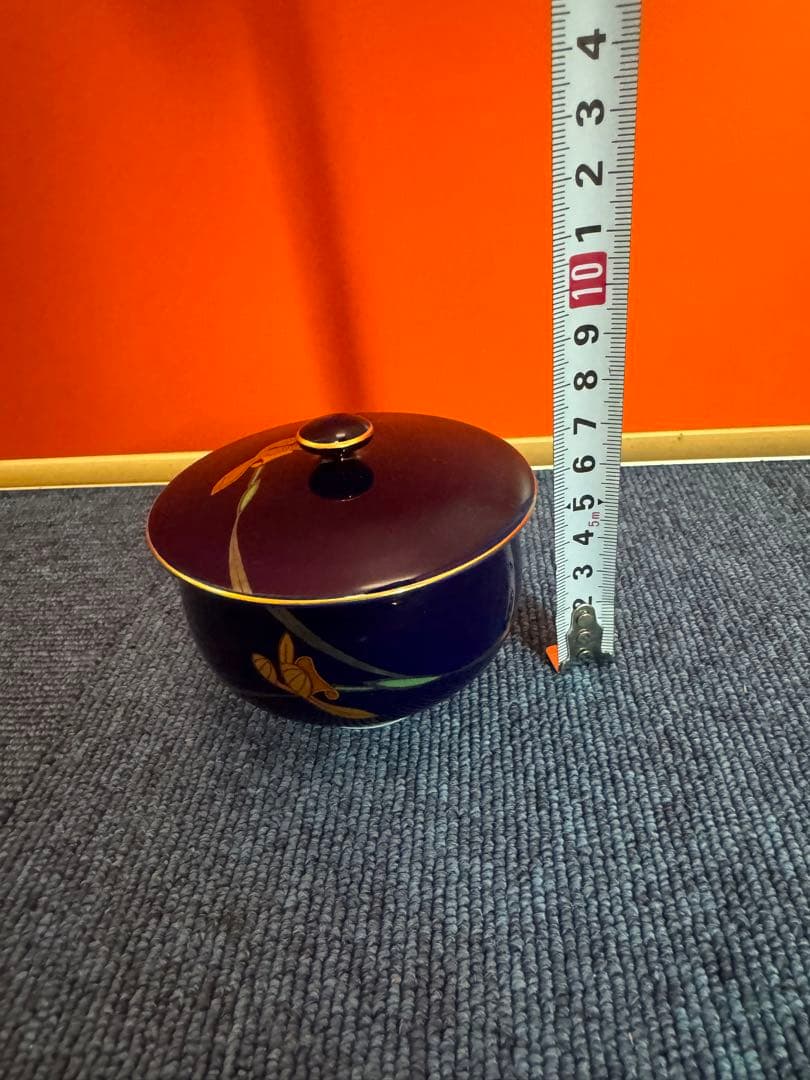 1958 香蘭社 金彩 湯呑蓋付 5客