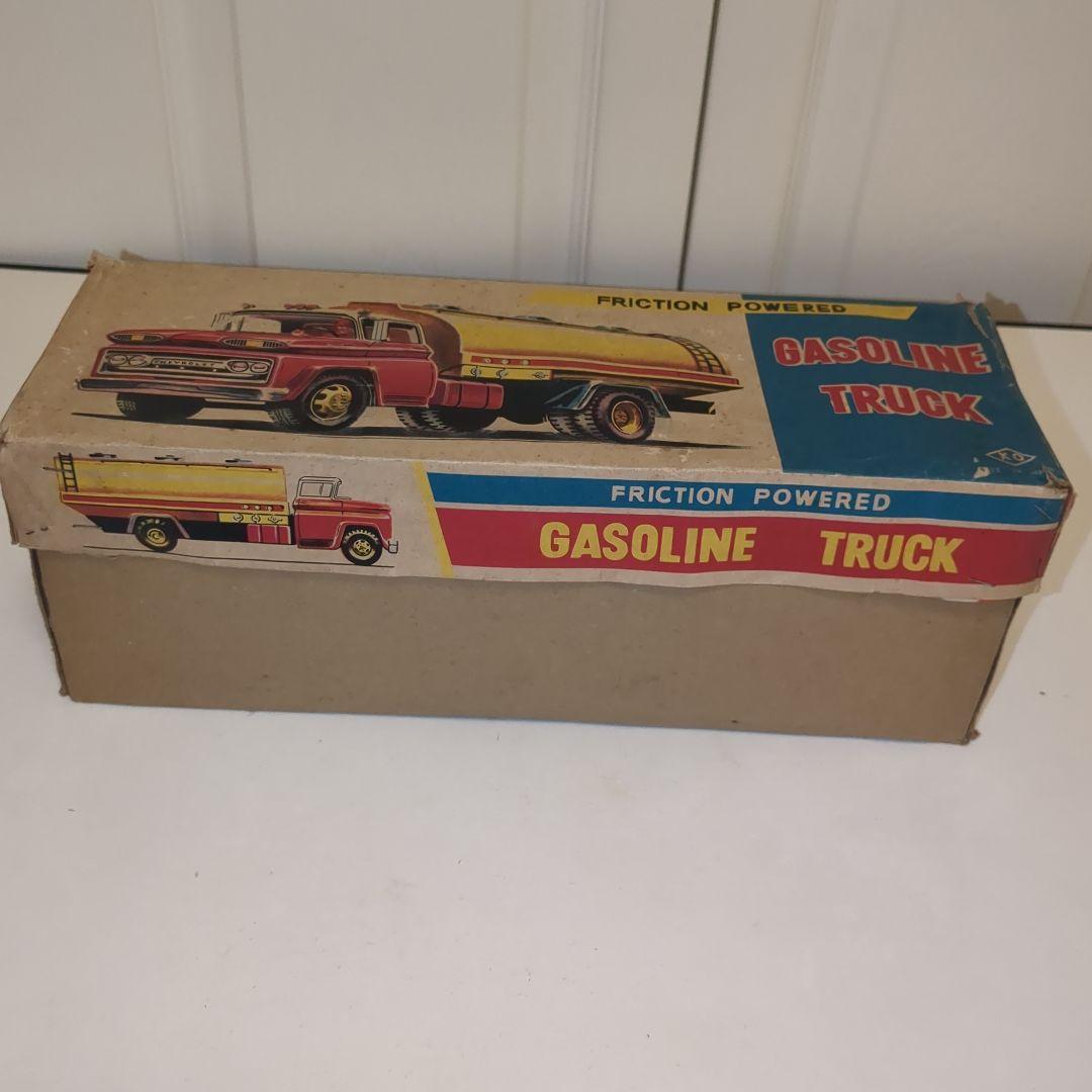 s*9様 SHELL ガソリン トラック フリクション式　ブリキ