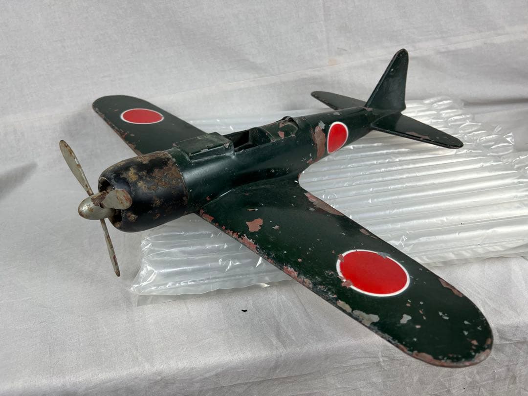 特大★逸品★珍品★古い一体物ブリキの零戦★used★一期一会★難あり