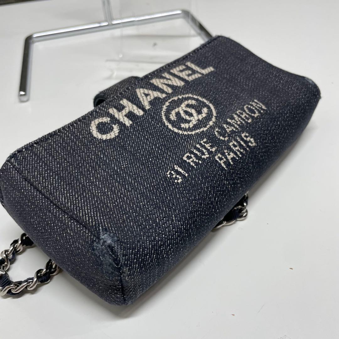 CHANEL ドーヴィル　ポシェット　デニムショルダーバッグ