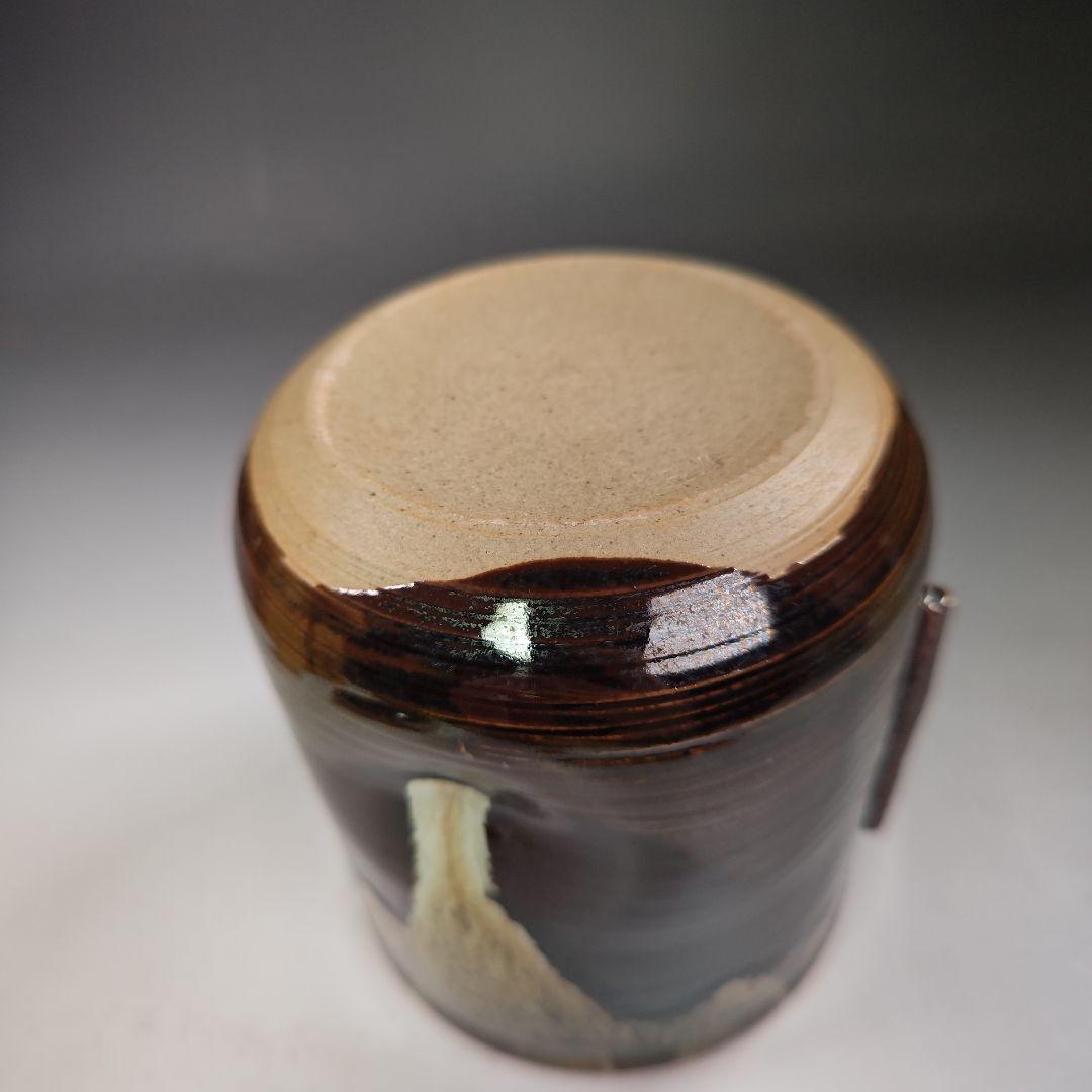 イ633 水指『前大徳寺和尚極箱銘松風』『高取青柳翠峰作』茶道具