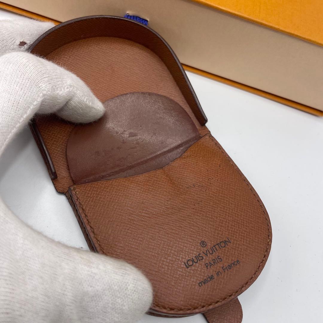 【美品】ルイヴィトン　ケース　ポルトモネ　キュベット　モノグラム　小銭入れ