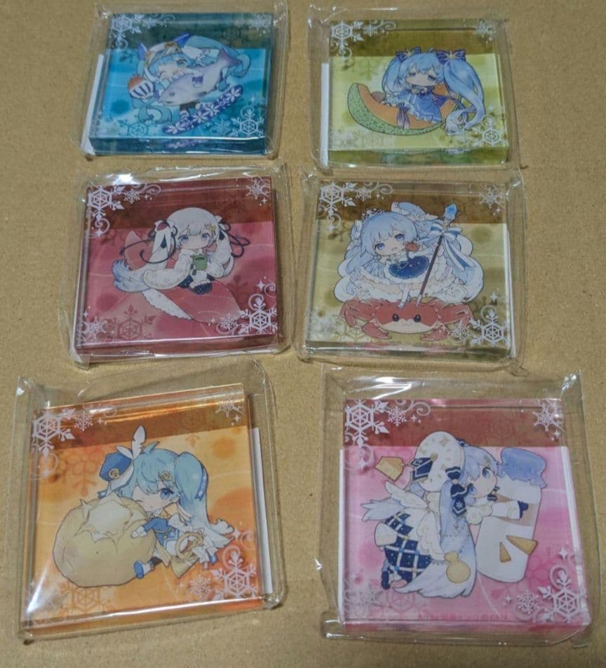 雪ミクASアクリルブロック(全種類)