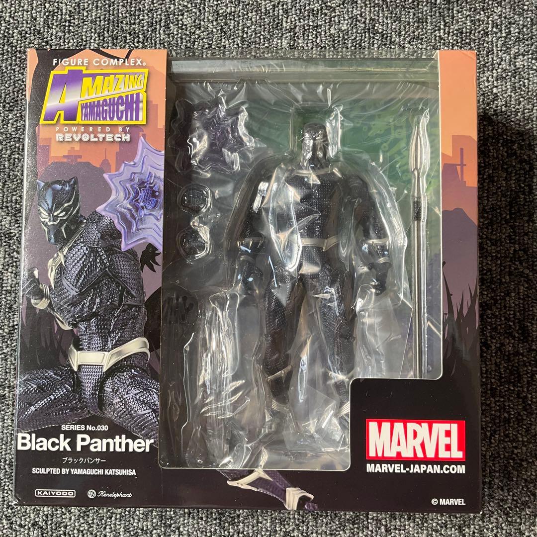 リボルテック アメイジングヤマグチ ブラックパンサー フィギュア Amazon.com: Kaiyodo Figurecomplex Amazing Yamaguchi Black Panther