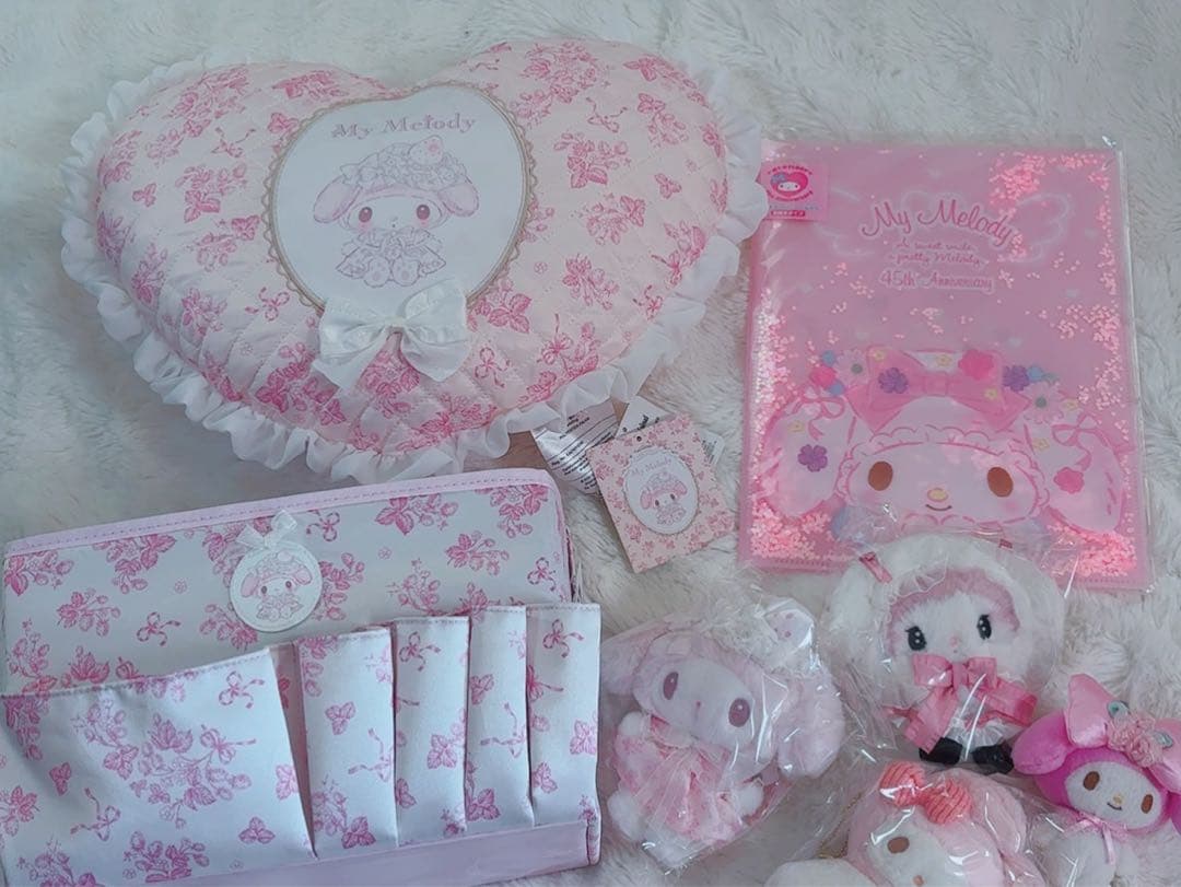 【新品未使用】マイメロディ 白苺のティータイム 45周年 記念 グッズ セット