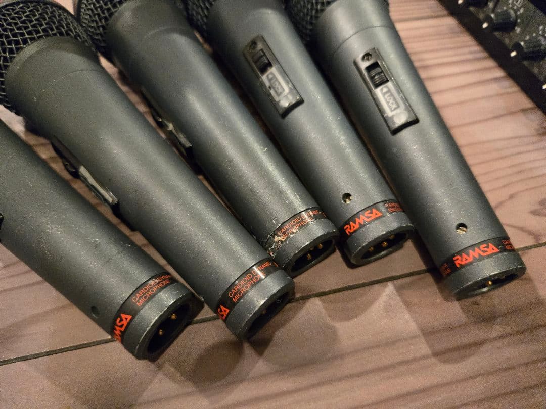 PanasonicマイクWM-D120SW-KオーディオミキサーWR-XS3