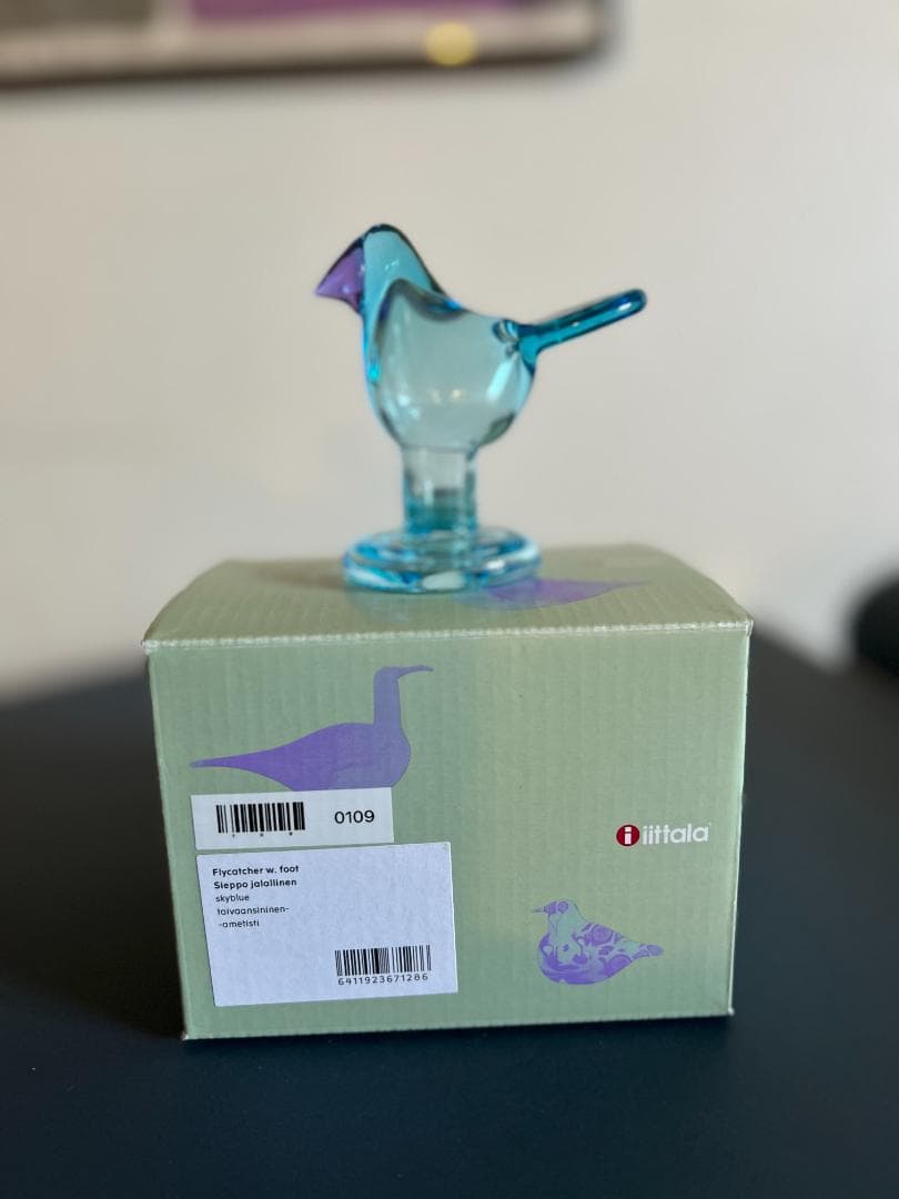 scope 脚付き ミニシエッポ スカイブルー☓アメジスト iittala