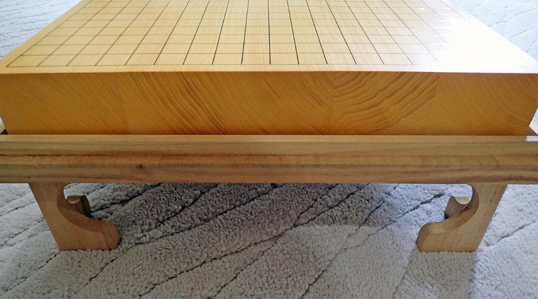 ★ 美品！ 本榧卓上囲碁盤 + 特注桐箱付き！ ★