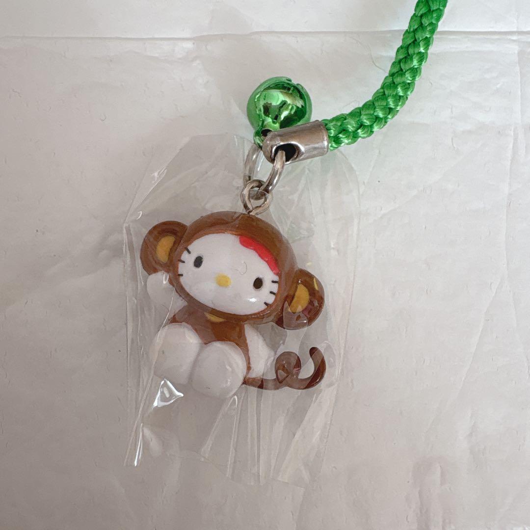 【希少品】ご当地 キティ 動物 IN THE JUNGLE ストラップ 根付け