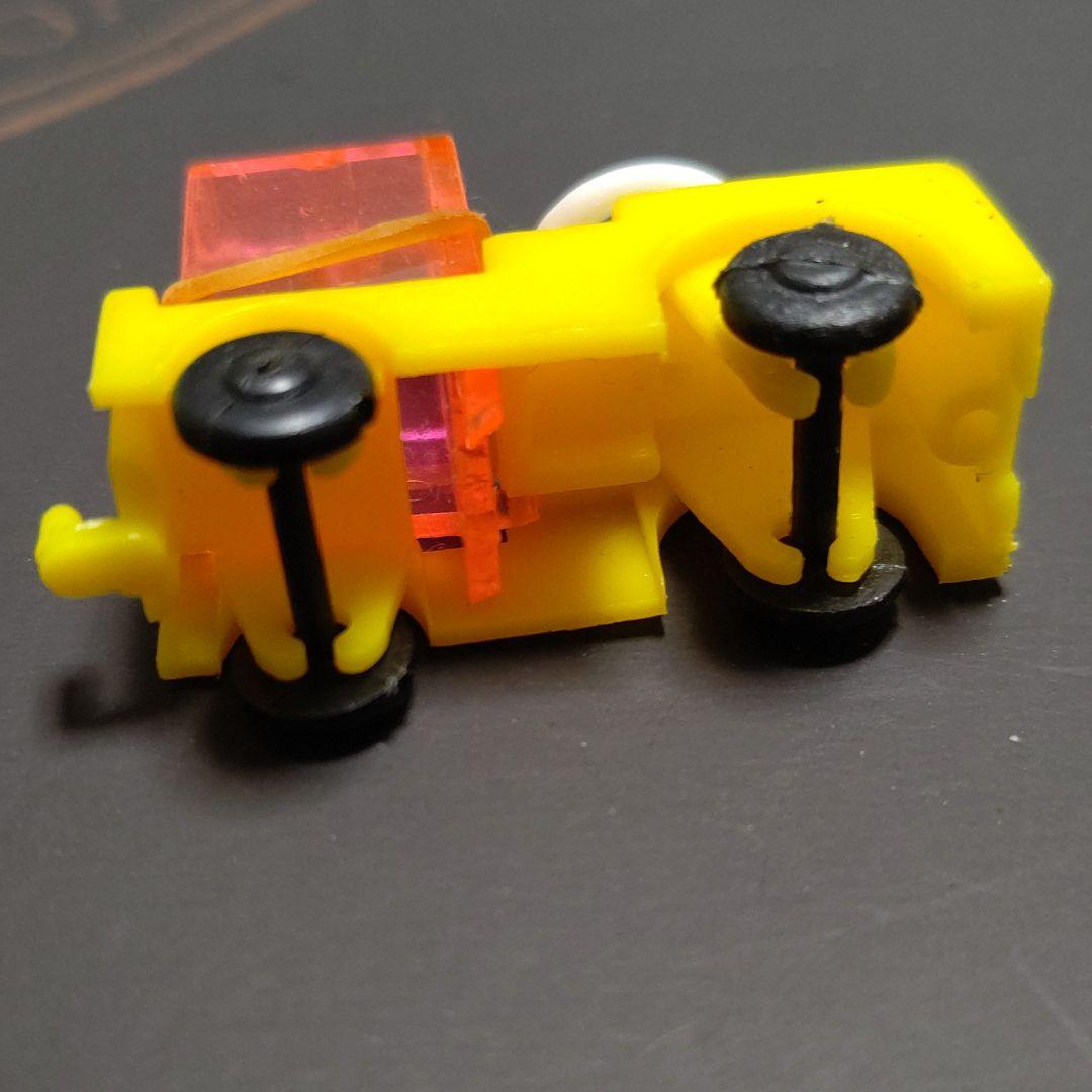 グリコおまけ　トラック　ピンククリア荷台