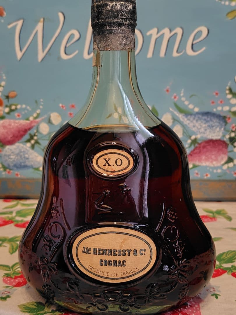 希少　ジャズ JAs ヘネシー コニャック XO 700ml グリーンボトル ブランデー コニャック JA's Hennessy ジャズ ヘネシー XO 金キャップ