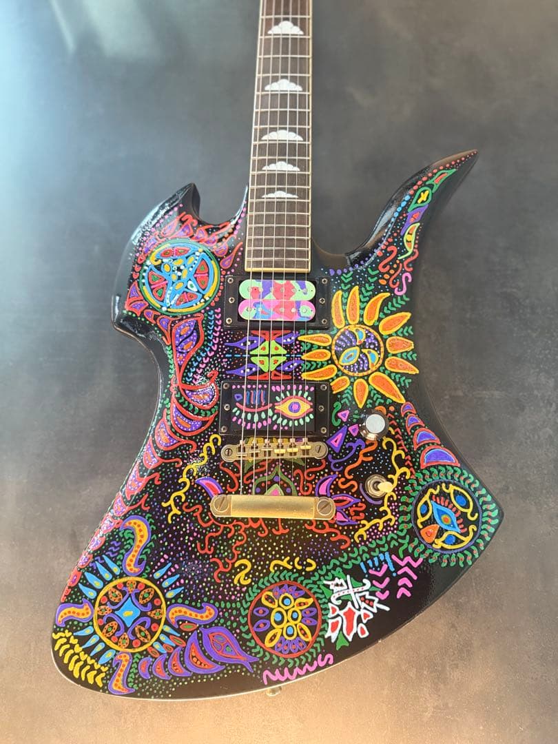hide ヒデ サイケペイント モッキンバード tonny smithベース - メルカリ