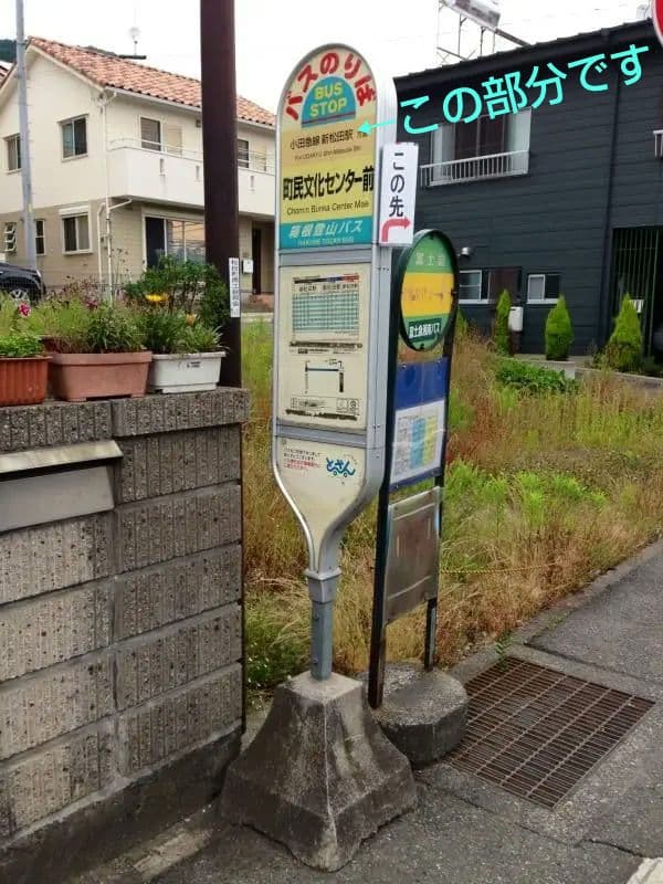 箱根登山バス　バス停板