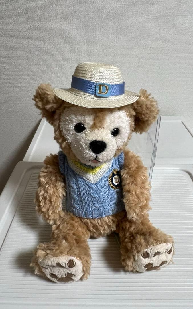 ダッフィー、シェリーメイぬいぐるみ、ぬいぐるみネックストラップセッ（スプリング）