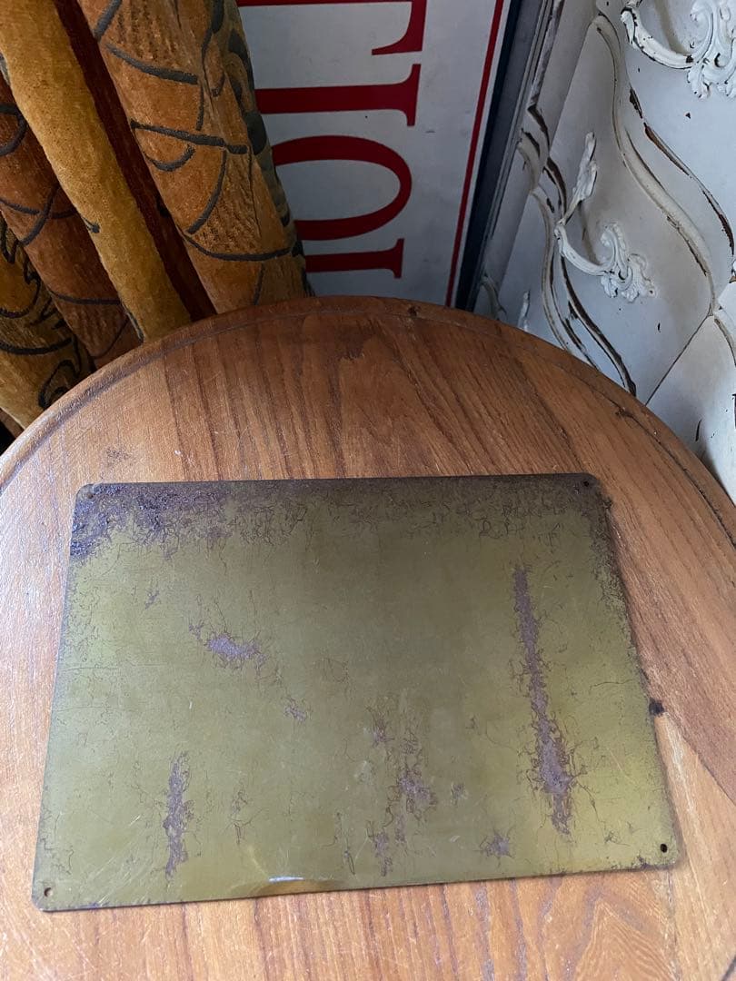 アンティーク メタル サイン プレート 街角 看板 FIRE レア アメリカ