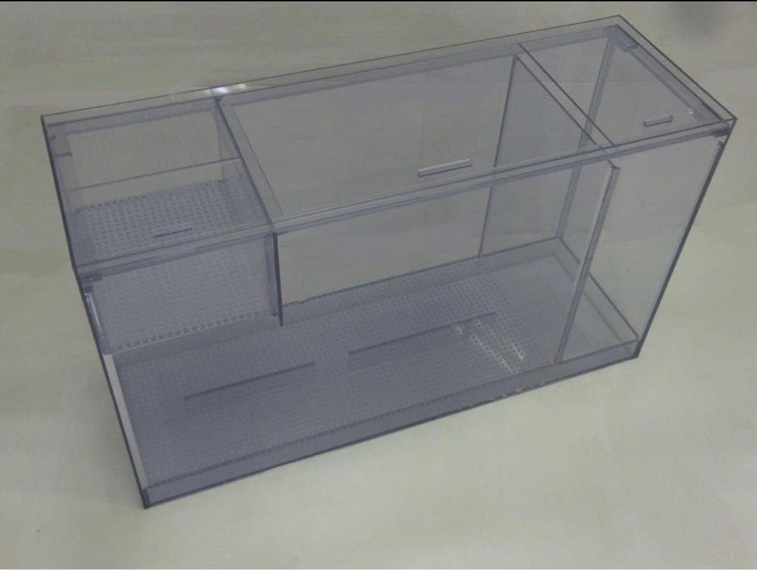 ラスト1セット900×300×300オールガラスオーバーフロー水槽 セット