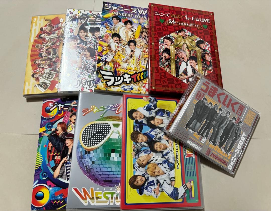 ジャニーズWEST DVDまとめ売り ジャニーズWEST CD・ライブDVD (まとめ