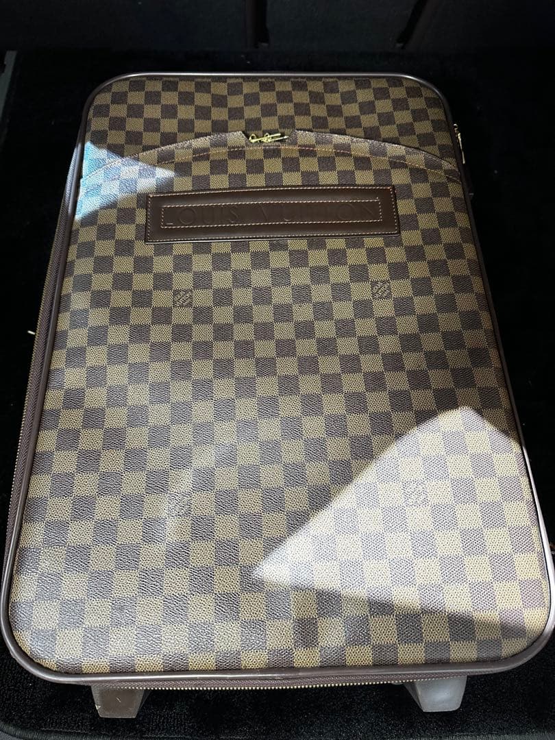 超美品□ルイヴィトン□ダミエ ペガス 55 M23294 レザー スーツケース
