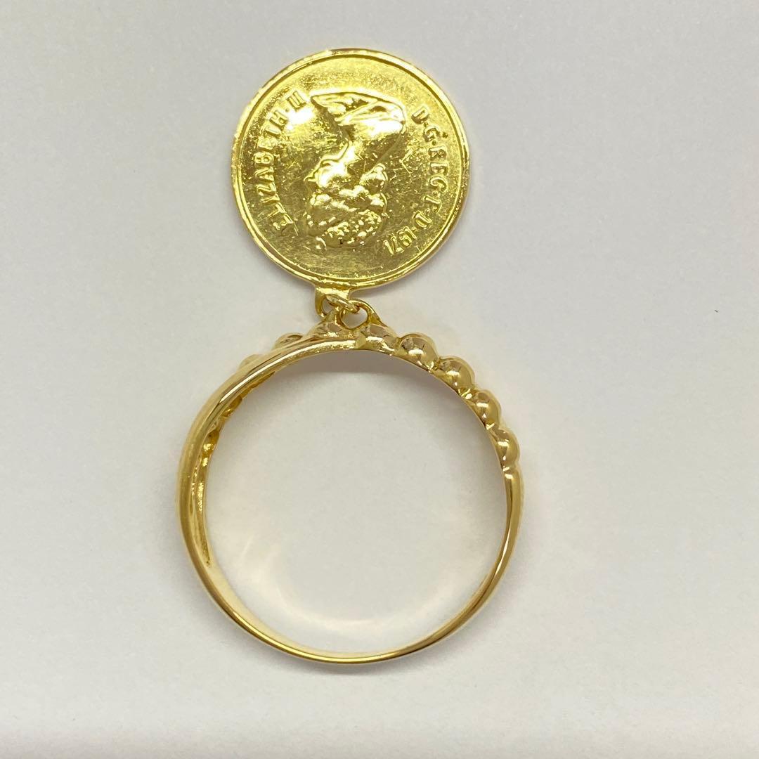 りかちゃんドール　K18　チャームリング　サイズ12号　18金