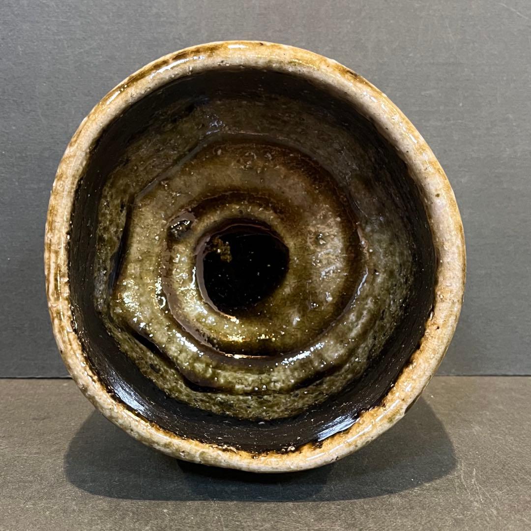 新品　人間国宝　伊勢崎淳　引出黒茶碗／陶歴共布共箱あり　個展購入品　最上位作品