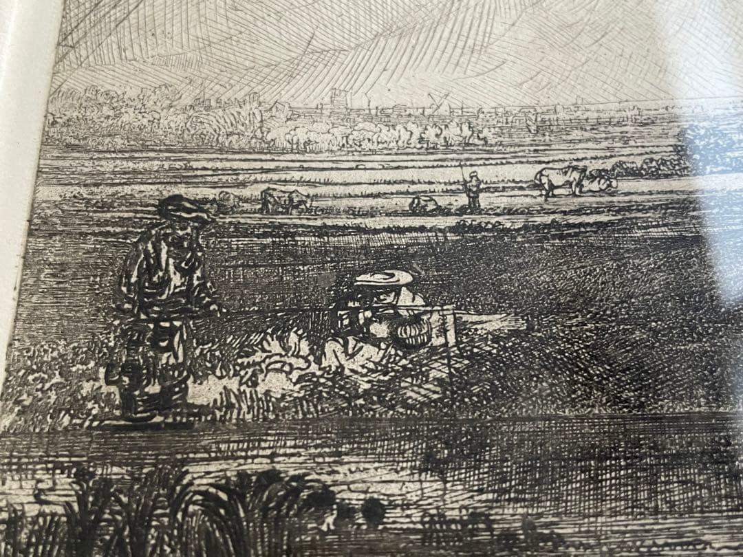 Amand Durand による復刻 レンブラント・ファン・レイン「3本の木」