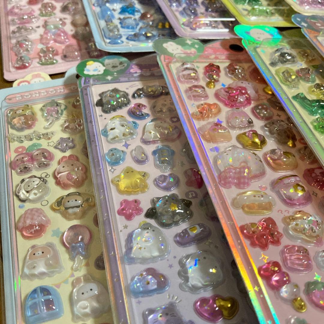 ボンボンドロップ　しずくちゃん　クーリア　うるちゅる　まとめ売り　シール 22点