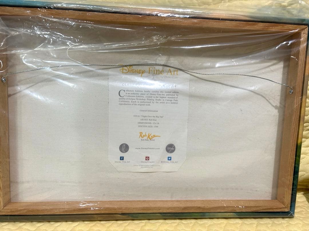 ディズニー公式ファインアート　ダンボ