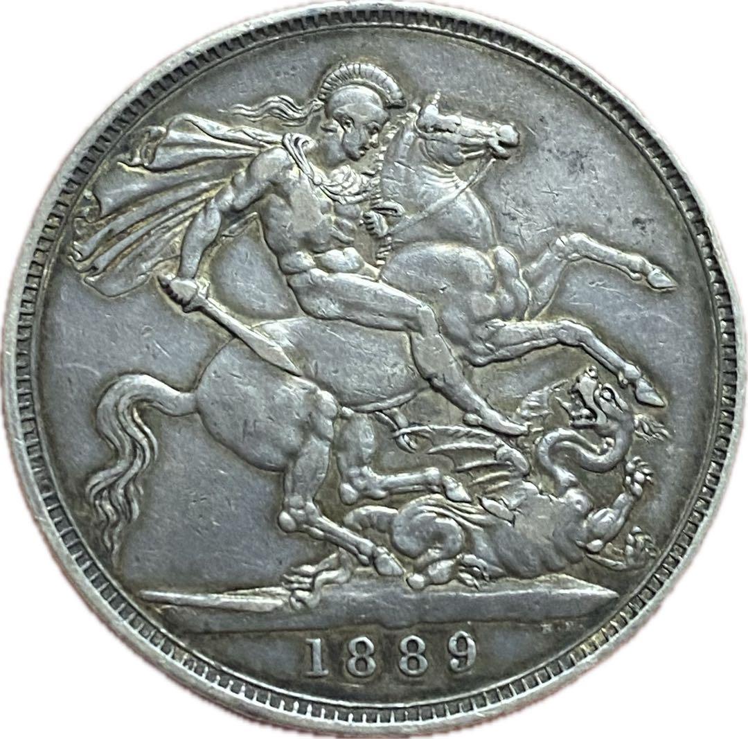 1889年 ヴィクトリア女王 銀貨 1ドル 本物保証 - メルカリ