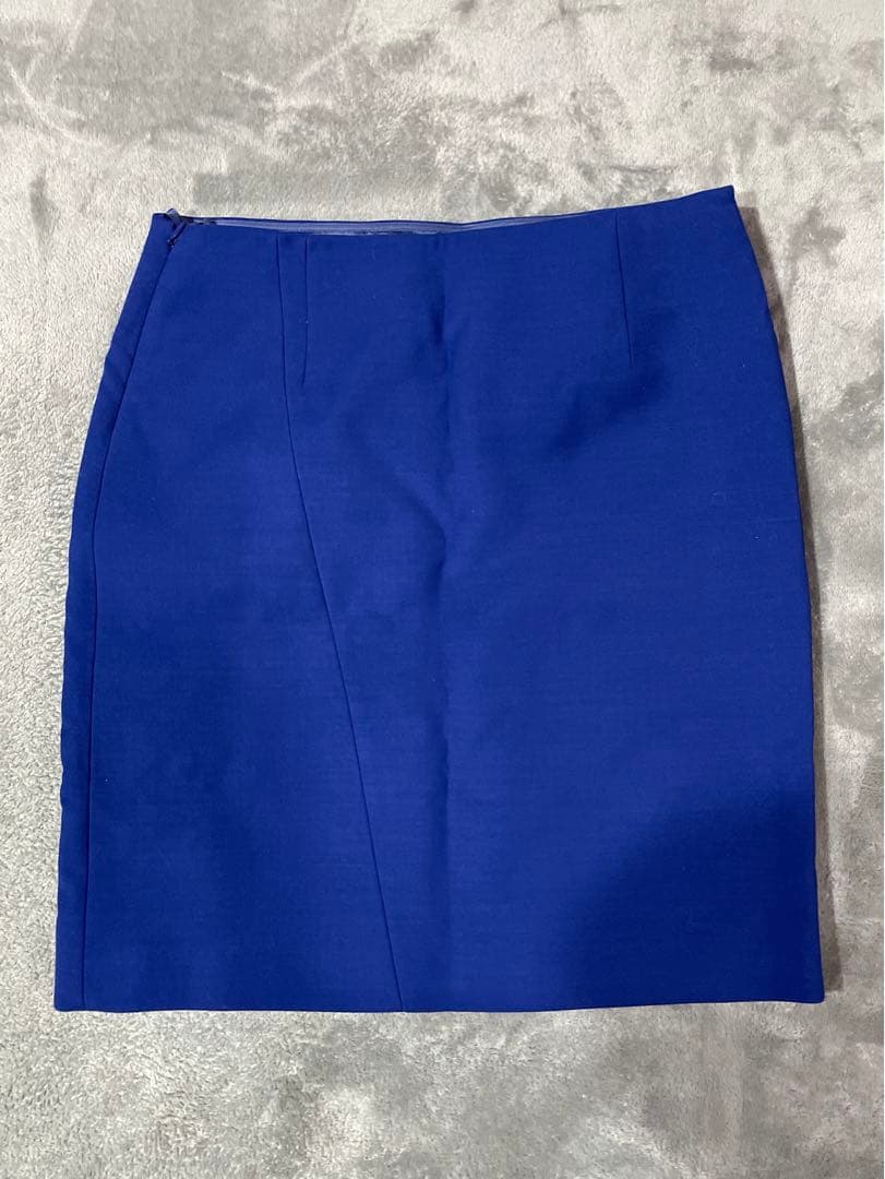 PRADA プラダ スカート 大粒ビジュー装飾 38 ブルー系